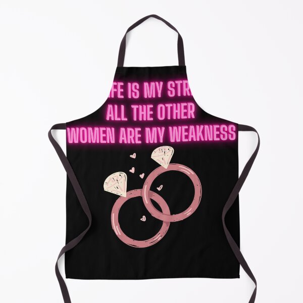 Item preview, My wife is my strength all the other women are my weaknes  designed and sold by Black Owl Creatives.