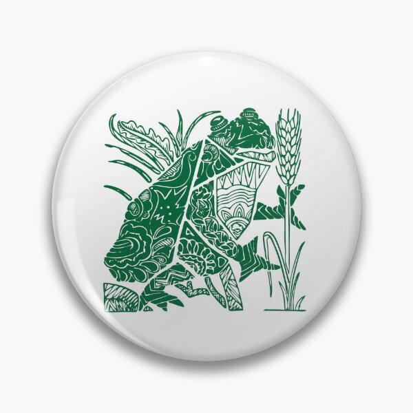 Item preview, The Little Singing Frog - Jay Van Everen Abstract Art - Green Frog Vintage Fairy Tale Image designed and sold by Vintage-TM.
