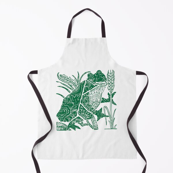 Item preview, The Little Singing Frog - Jay Van Everen Abstract Art - Green Frog Vintage Fairy Tale Image designed and sold by Vintage-TM.