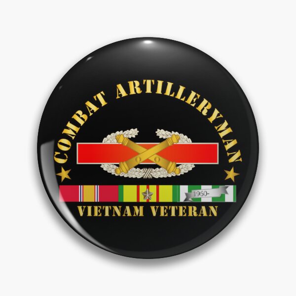 Item preview, Army - Combat Artilleryman Badge - Vietnam Vet w VN SVC designed and sold by Military Insignia Products.