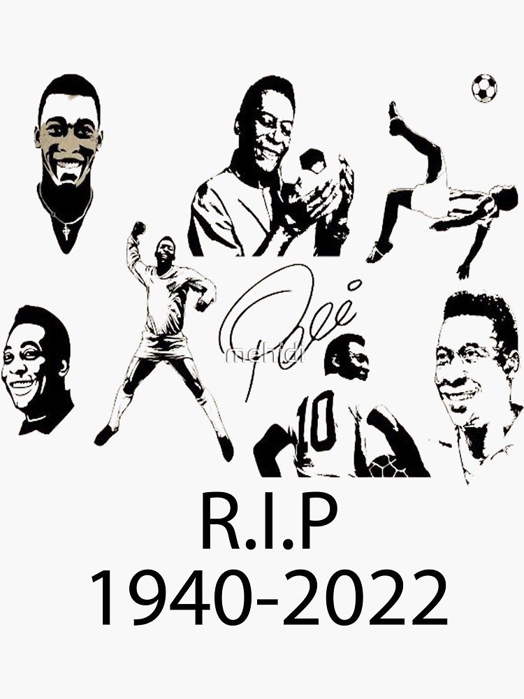 World Cup 2022 - Black Tee Pelé RIP bRAZIL