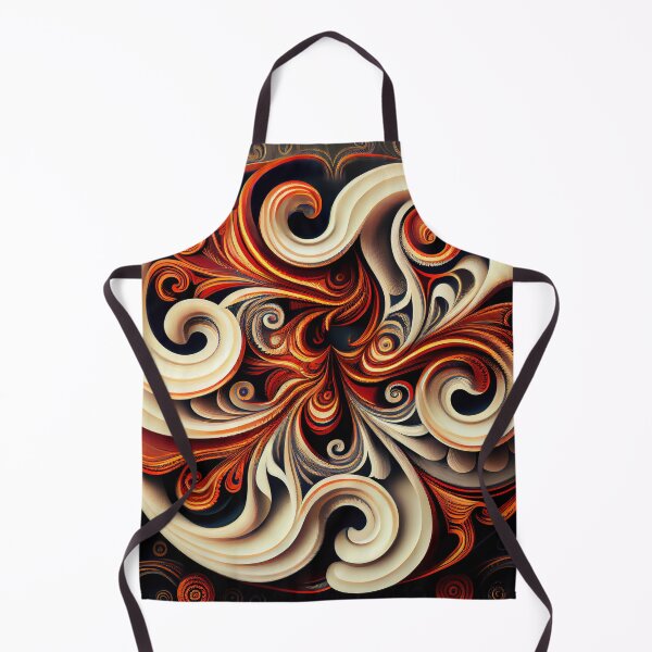 Item preview, Swirling Thick Traditional Pattern Digital Painting designed and sold by CodeAndColors.