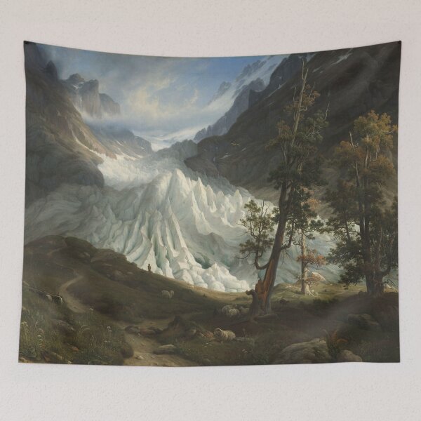 Item preview, Grindelwald Glacier by Thomas Fearnley, 1838  designed and sold by Vintage Wall Art.