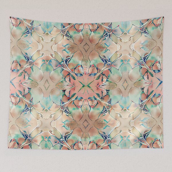Artikelvorschau, Muted Designer Light Bohemian Pattern Digital Painting entworfen und verkauft von CodeAndColors.