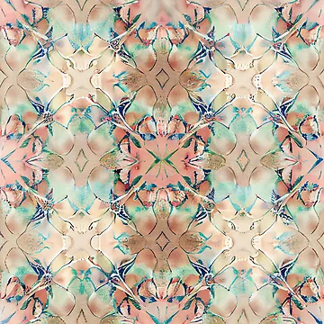 Vorschaubild zum Design Muted Designer Light Bohemian Pattern Digital Painting von CodeAndColors