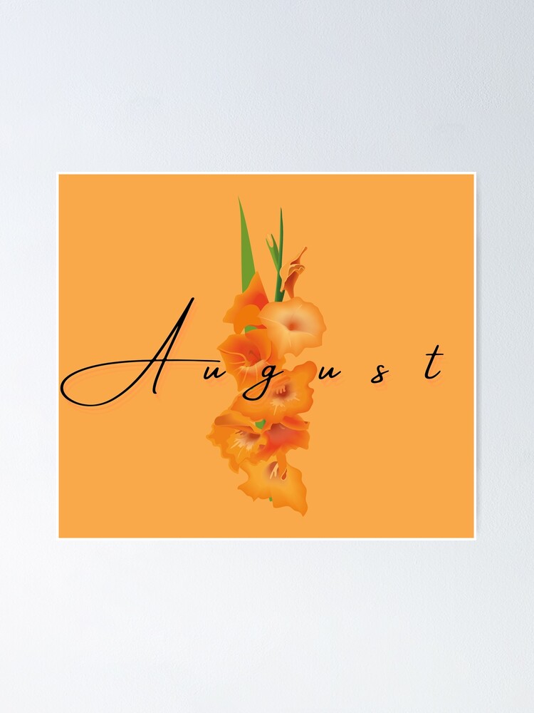 Thumbnail 1 of 3, Poster, August Birth Flower designed and sold by Toridwn.