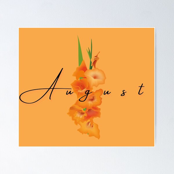Item preview, August Birth Flower designed and sold by Toridwn.