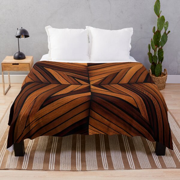 Artikelvorschau, Symmetrical Wood Simple Line Pattern Digital Painting entworfen und verkauft von CodeAndColors.