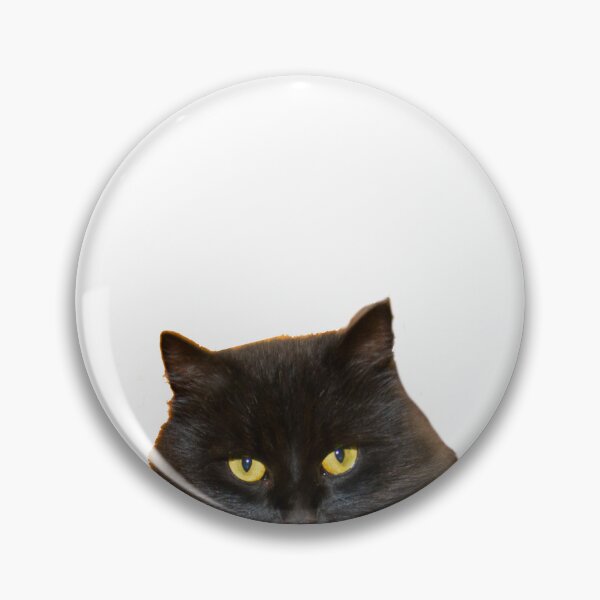 Item preview, Black Cat Peeking, I Saw That designed and sold by DiensDesign.