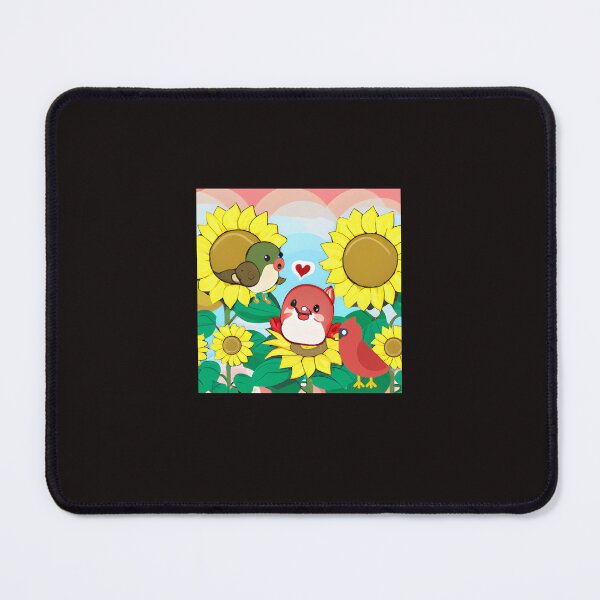 Item preview, SUNFLOWERS CARDINAL BIRDS designed and sold by starfishstuff.