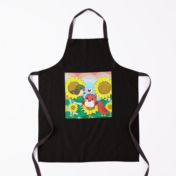 Item preview, SUNFLOWERS CARDINAL BIRDS designed and sold by starfishstuff.