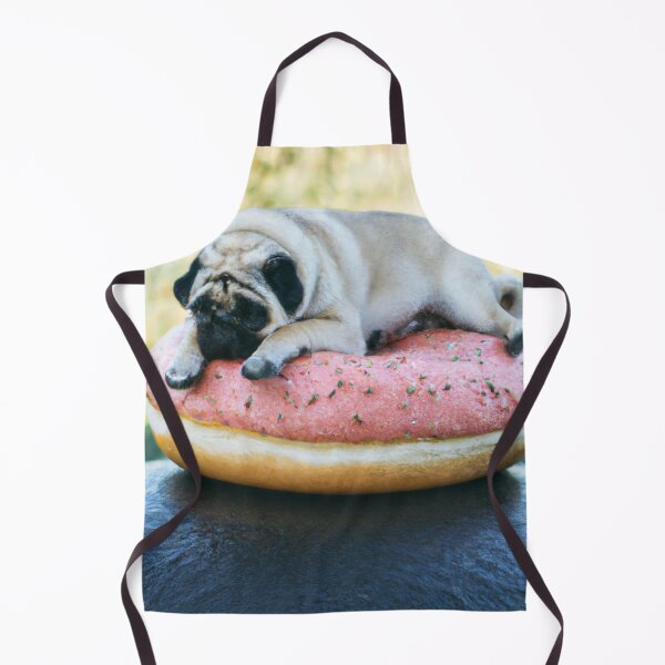 Item preview, Pug on pillow designed and sold by toppopin.