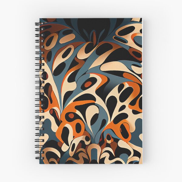Item preview, Energetic Flat Divine Organic Animal Print Pattern Digital Painting designed and sold by CodeAndColors.