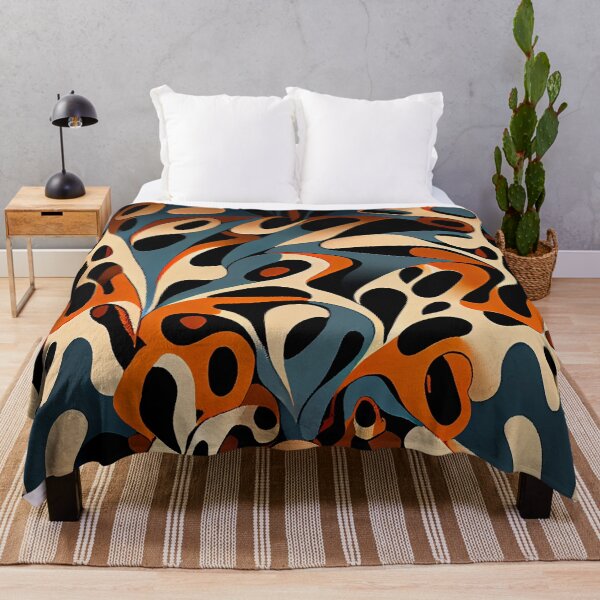 Item preview, Energetic Flat Divine Organic Animal Print Pattern Digital Painting designed and sold by CodeAndColors.