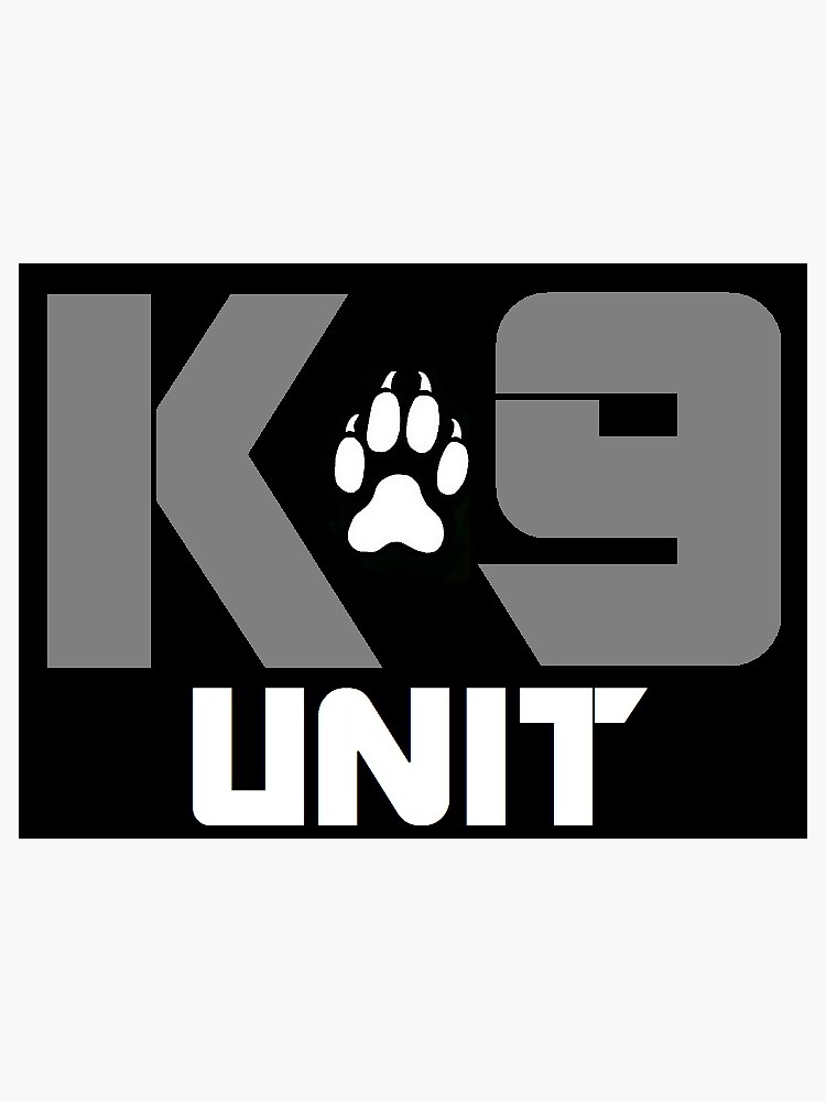 "K9 UNIT" Sticker for Sale by Workingdogs Redbubble
