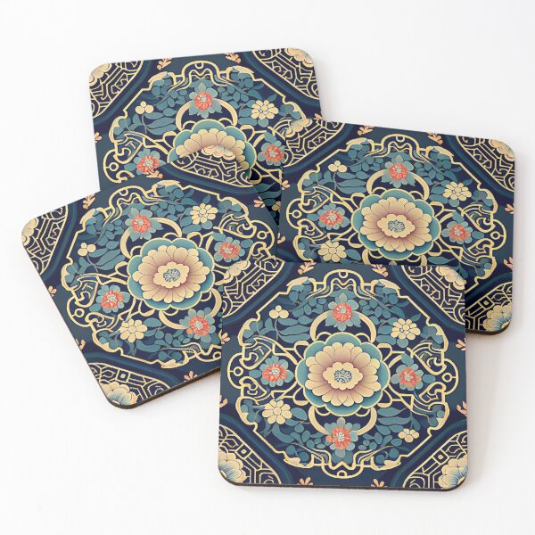Item preview, Classic Asian Pattern Digital Painting designed and sold by CodeAndColors.