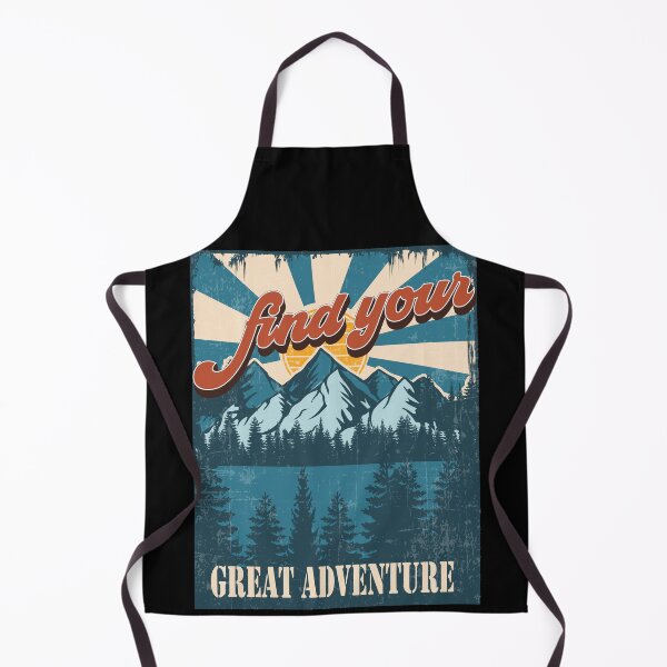Item preview, Find your great adventure, Great outdoors vintage mountains, Camping designed and sold by HomeCoquette.