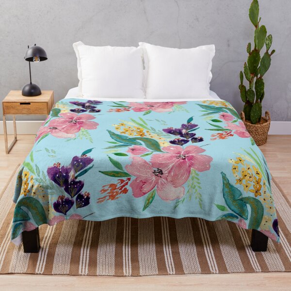 Artikelvorschau, Multimedia-Aquarell mit Blumen entworfen und verkauft von The kitschy Citrus.