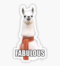 Fabulous Llama Sticker