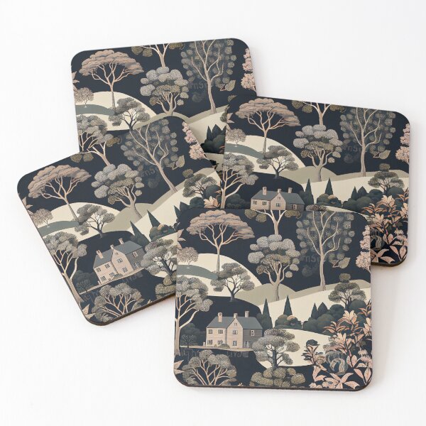 Item preview, Drawn English Countryside Chic Pattern Digital Painting designed and sold by CodeAndColors.