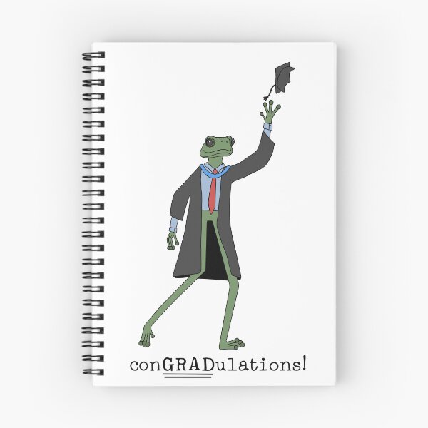 Item preview, Congradulations university graduate frog - graduation day celebration, toad, frog, funny graduation card designed and sold by FrecklyGrace.