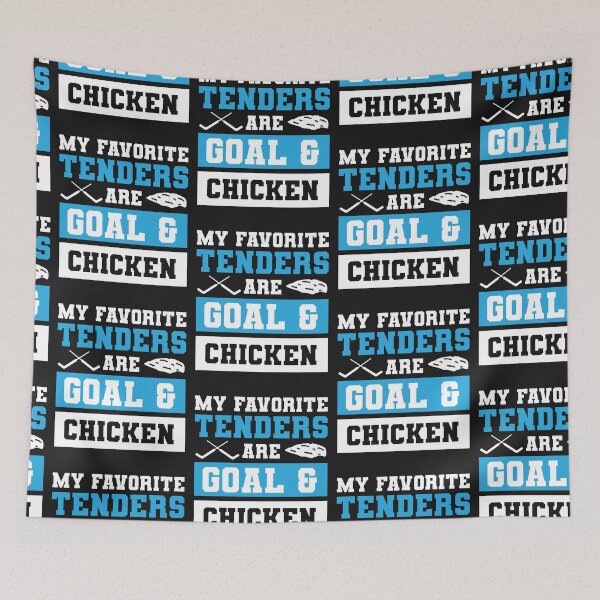Item preview, My Favorite Tenders Are Goal & Hockey Mom Chicken Tenders Tendies designed and sold by yelly123.