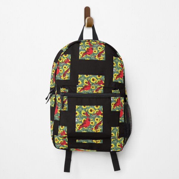 Item preview, SUNFLOWERS CARDINAL BIRDS designed and sold by starfishstuff.