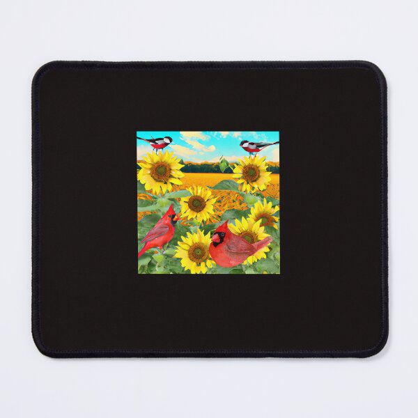 Item preview,  SUNFLOWERS CARDINAL BIRDS designed and sold by starfishstuff.