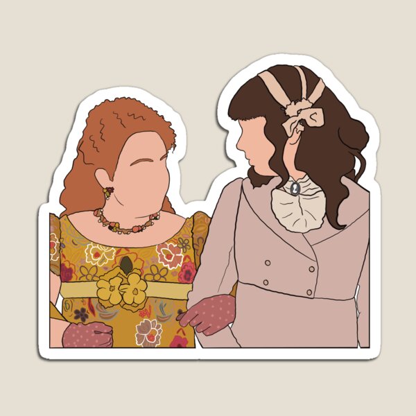 Aperçu de l'œuvre Eloïse Bridgerton et Penelope Featherington créée et vendue par CastlesClassics.