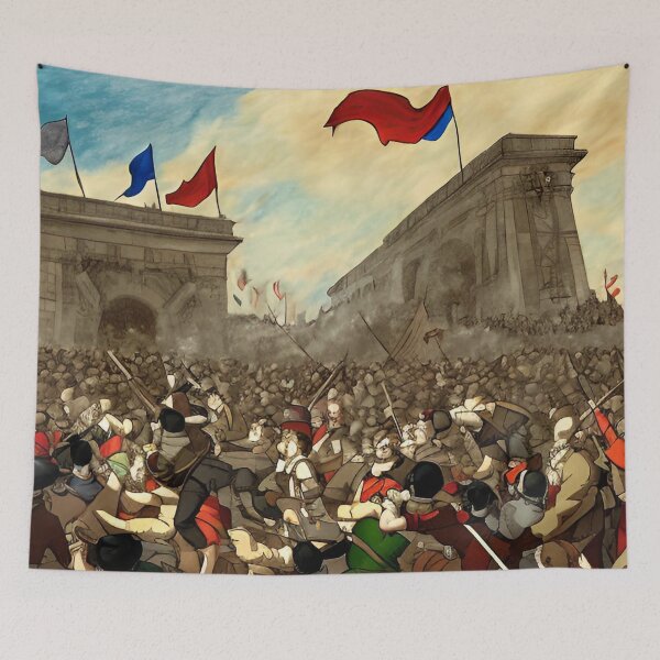 Item preview, The people mass - The French Revolution - War of Independence designed and sold by StedeBonnet.