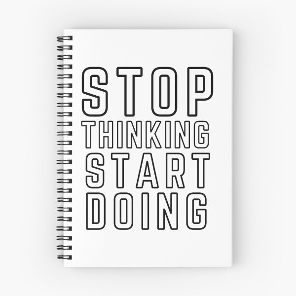 Item preview, STOP THINKING START DOING white background modified 2 designed and sold by KingsManKind.