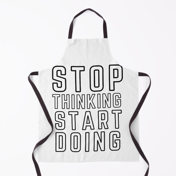 Item preview, STOP THINKING START DOING white background modified 2 designed and sold by KingsManKind.