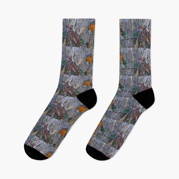 Item preview, Robin on fence winter Inch island Donegal designed and sold by eddiebarronshop.