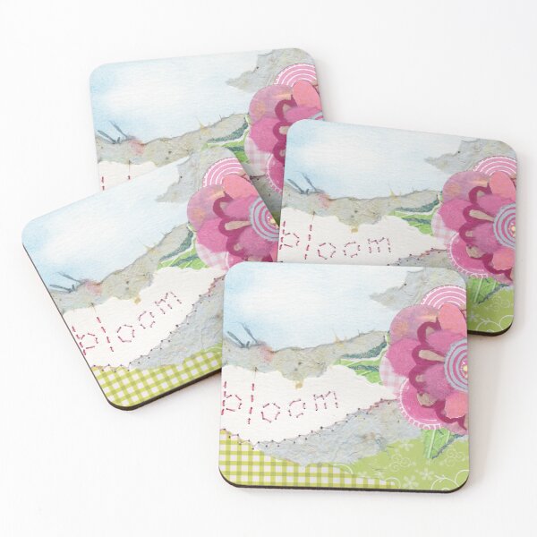 Item preview, Bloom inspirational collage art designed and sold by Art by Leanne P / Leanne Poellinger.