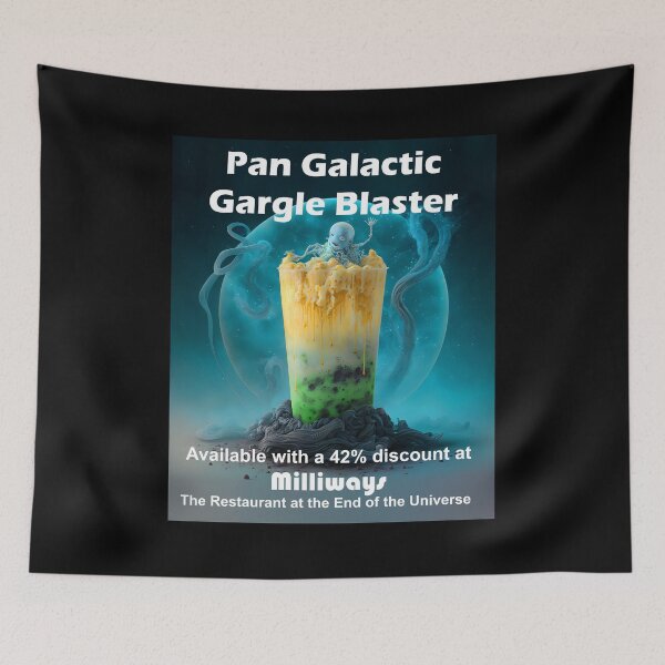 Item preview, Pan Galactic Gargle Blaster - Available at Milliways, the Restaurant at the End of the Universe designed and sold by Glenn Slingsby.