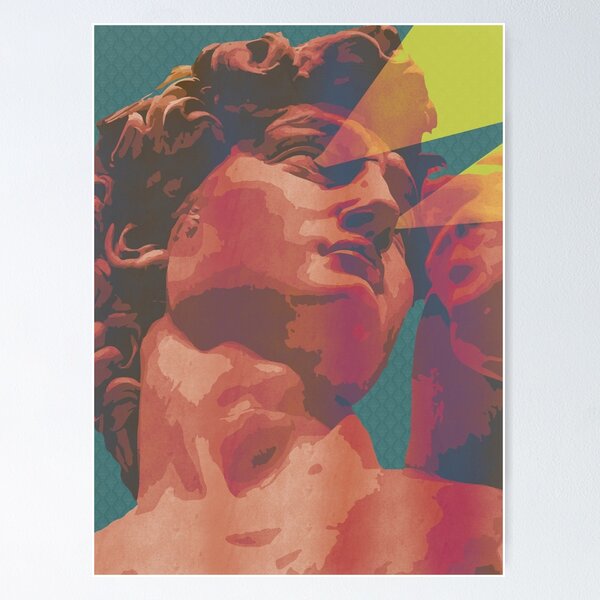 Item preview, David art colorful designed and sold by wildermanotis.