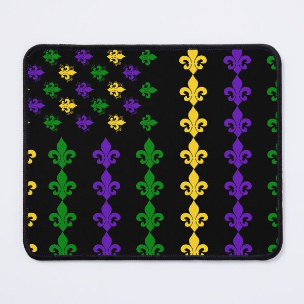 Item preview, Mardi Gras American Flag designed and sold by Deco-Design.