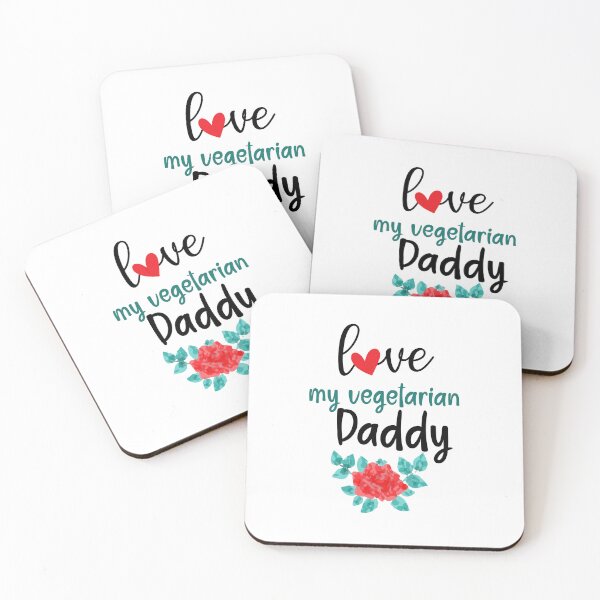 Item preview, love my Vegetarian Daddy designed and sold by EmeraldeaArt.