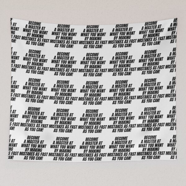 Item preview, BECOME  A MASTER AT WHAT YOU WANT BY MAKING MISTAKES AS FAST AS YOU CAN!  designed and sold by Finds.