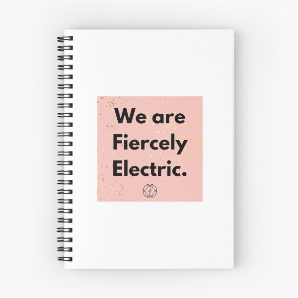 Item preview, We Are Fiercely Electric pink and gold square designed and sold by FiercelyFE.