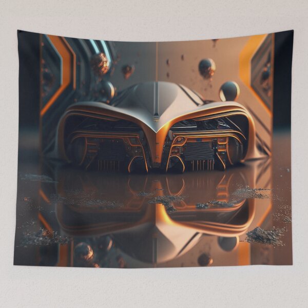Item preview, Super car abstract artwork designed and sold by BIBIHOX.