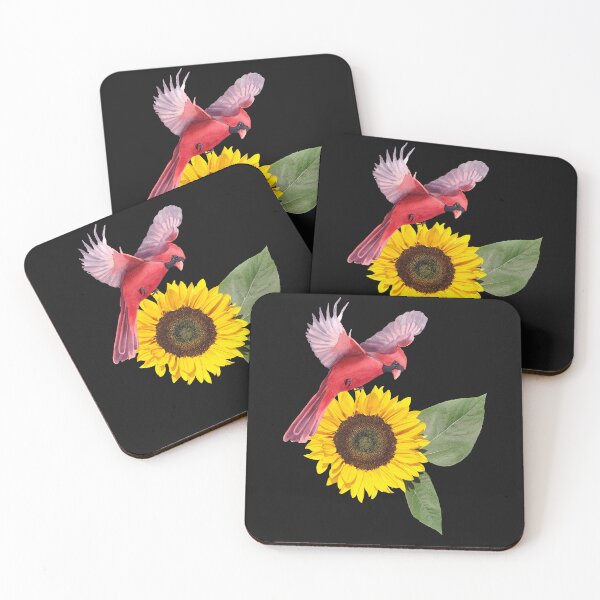 Item preview,   SUNFLOWERS CARDINAL BIRDS designed and sold by starfishstuff.