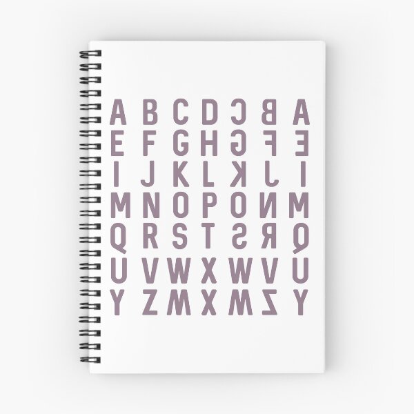 Item preview, English alphabets and mirror2 designed and sold by Think4Prints.