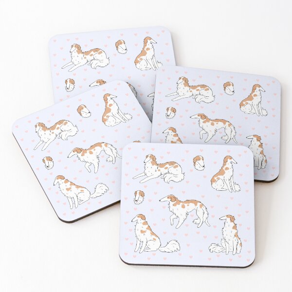 Item preview, Borzoi cute illustration pack  designed and sold by Yarafantasyart.