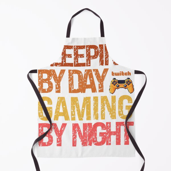 Item preview, Sleeping By Day Gaming By Night designed and sold by Babytopia.