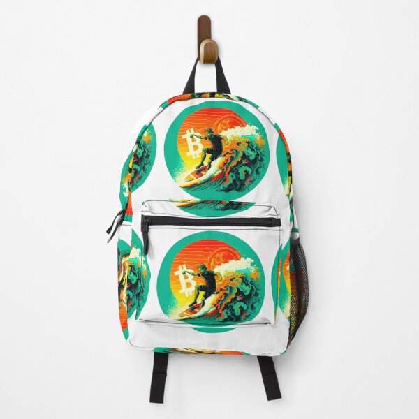 Item preview, Riding the Bitcoin Wave designed and sold by CryptoBeings.