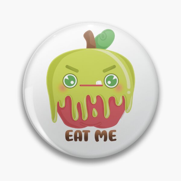 Item preview, EAT ME Grumpy Funny Poisoned Apple Aggressively Cute designed and sold by TheBunnoBandit.