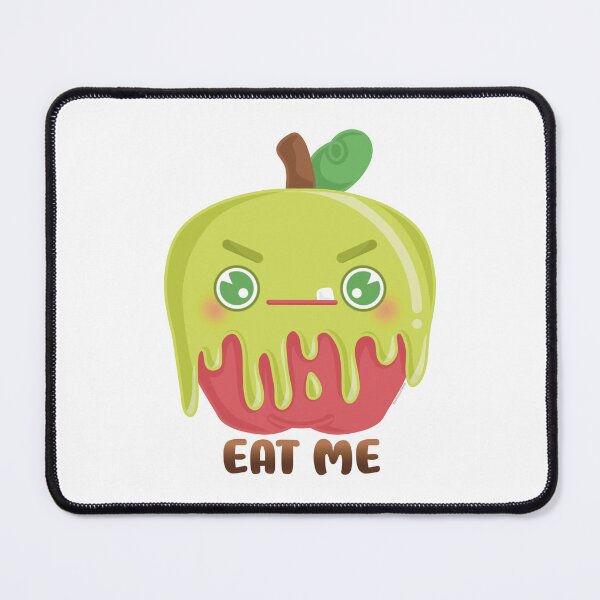 Item preview, EAT ME Grumpy Funny Poisoned Apple Aggressively Cute designed and sold by TheBunnoBandit.