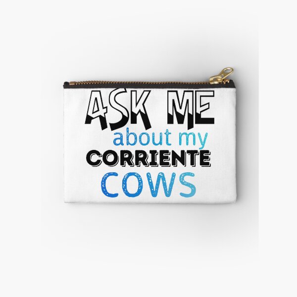 Item preview, Versión blanca de Pregúntame por mis Vacas Corrientes designed and sold by FarmsteadAcers.