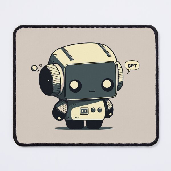 Item preview, ChatGPT Robot || Cute Chatbot Character designed and sold by MadSwellDesigns.